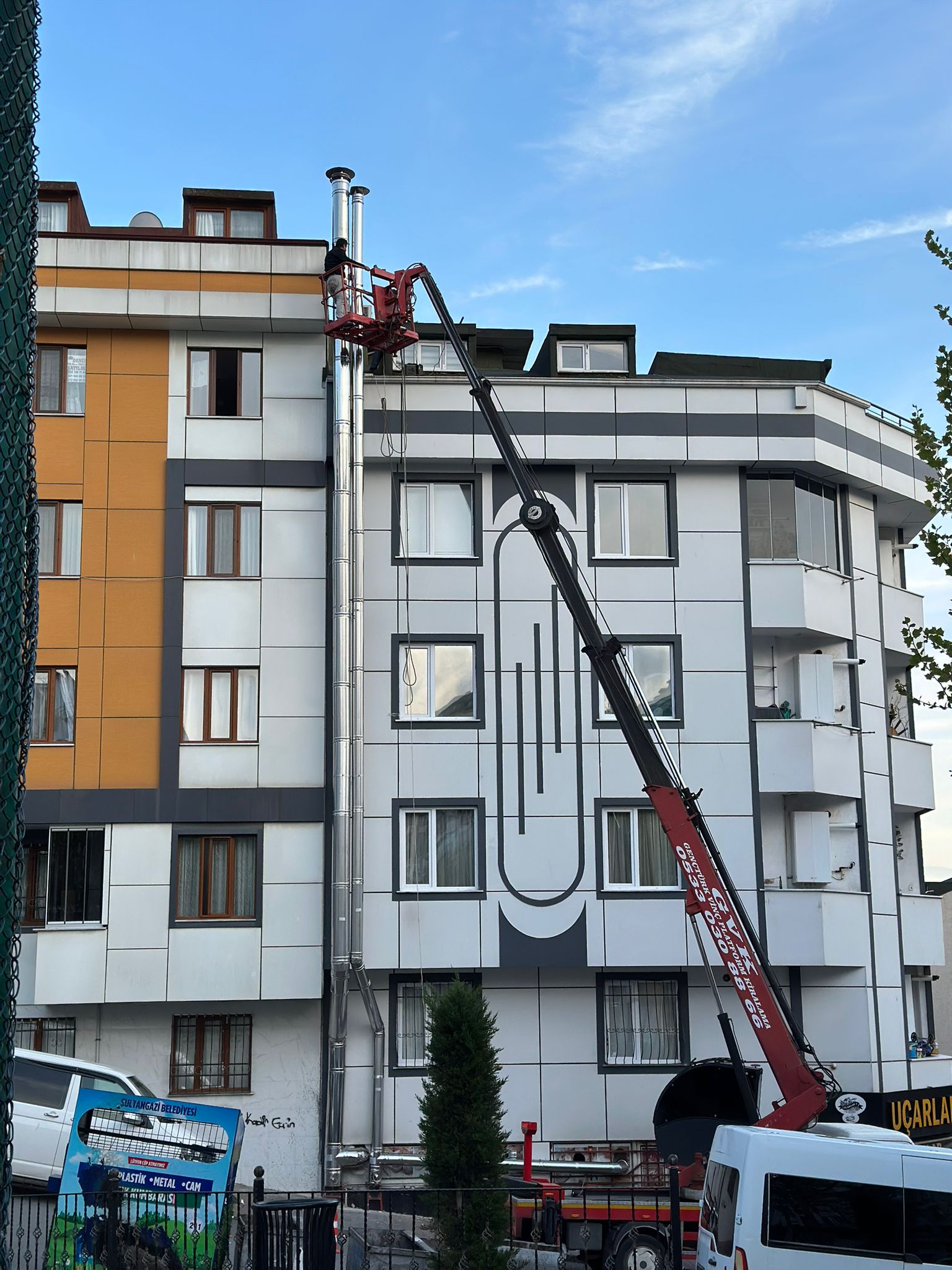 kavalandirm borusu vinc montaj